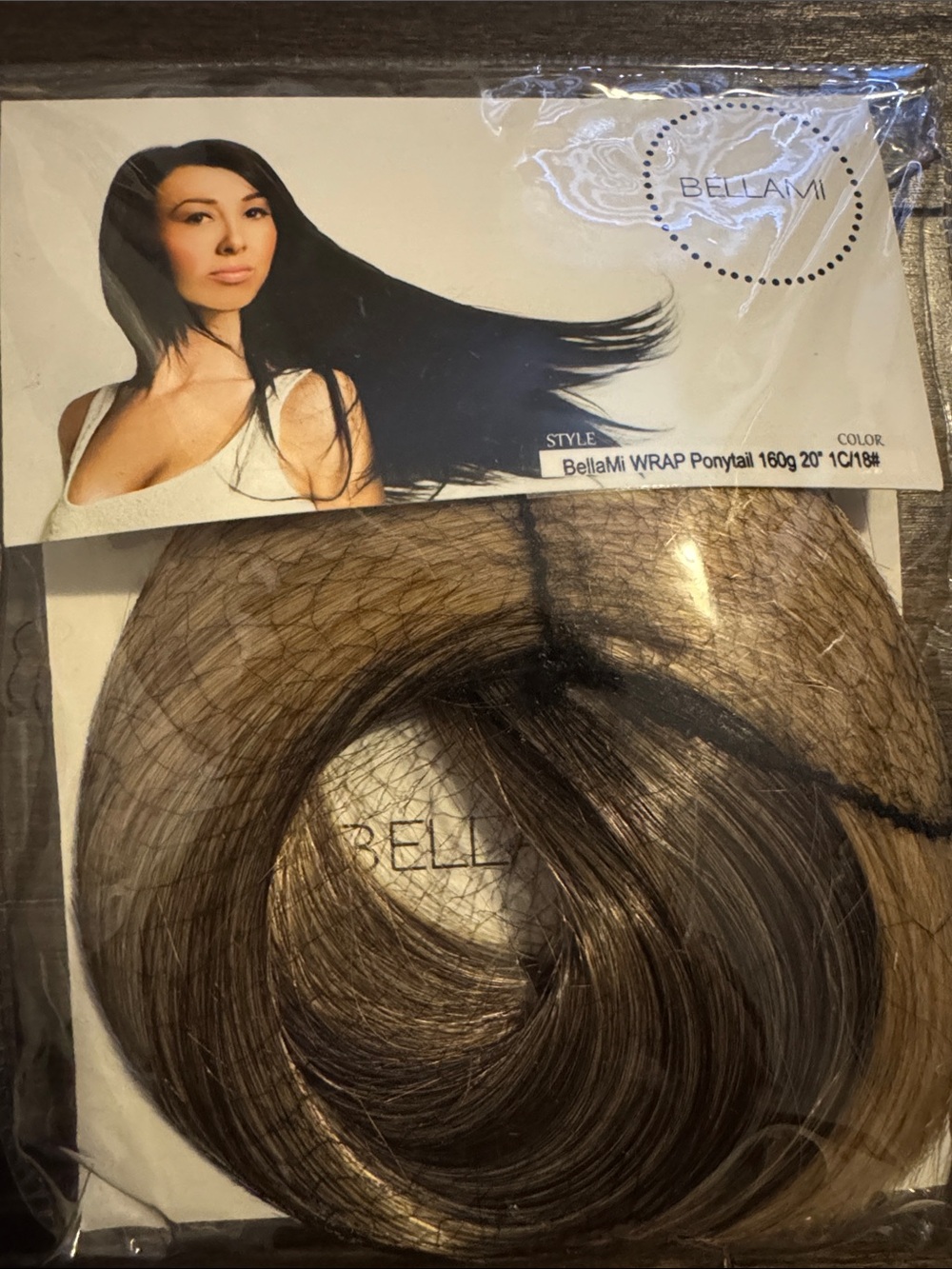 BELLAMI Wrap Ponytail Hairpiece - Light Brown Blend